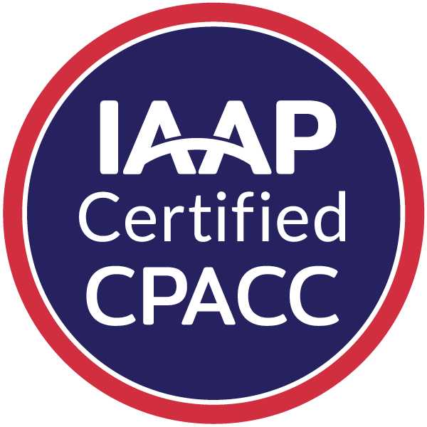 Certified Professional in Accessibility Core Competencies Badge